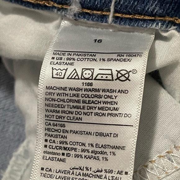Handmade Personalized (Cut it )Old Navy Relaxed Fit Jeans.. Size 16… Last Pair.. - Picture 5 of 5